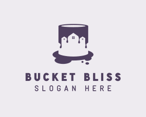 Paint Bucket Houses logo design