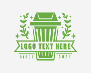 Garbage Waste Disposal Logo