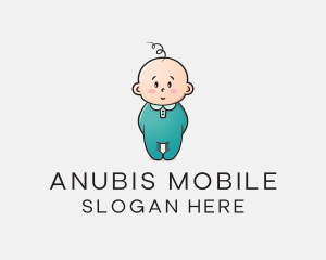 Cute Baby Infant logo design