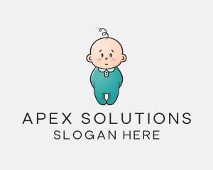 Cute Baby Infant logo design