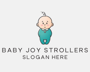 Cute Baby Infant logo design