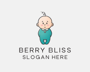 Cute Baby Infant logo design