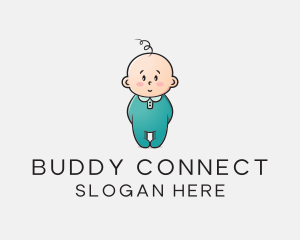 Cute Baby Infant logo design