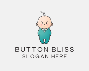 Cute Baby Infant logo design