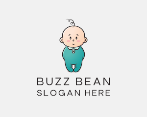 Cute Baby Infant logo design