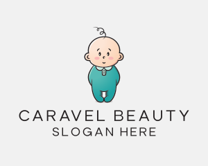 Cute Baby Infant logo design