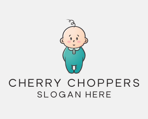 Cute Baby Infant logo design