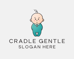 Cute Baby Infant logo design