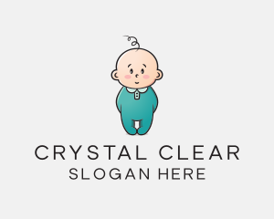 Cute Baby Infant logo design