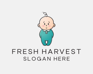 Cute Baby Infant logo design