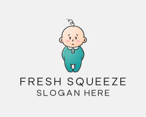 Cute Baby Infant logo design