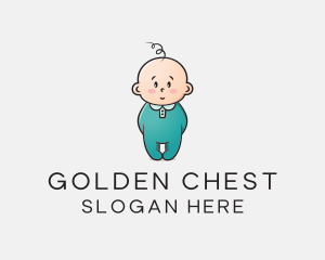 Cute Baby Infant logo design