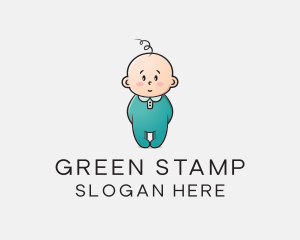 Cute Baby Infant logo design