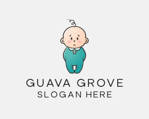 Cute Baby Infant logo design