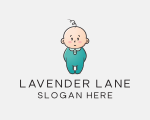 Cute Baby Infant logo design