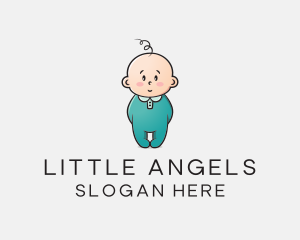 Cute Baby Infant logo design