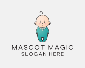 Cute Baby Infant logo design