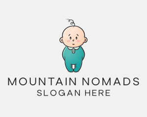 Cute Baby Infant logo design