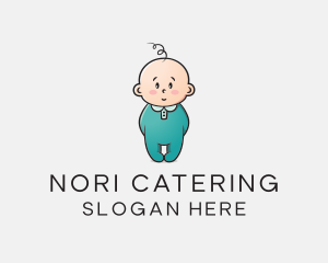 Cute Baby Infant logo design