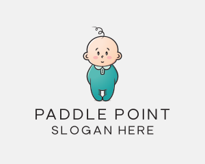 Cute Baby Infant logo design