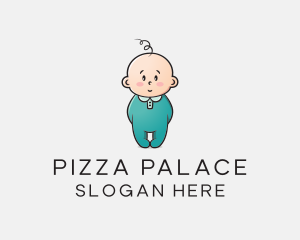 Cute Baby Infant logo design