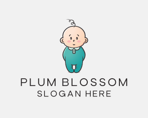 Cute Baby Infant logo design