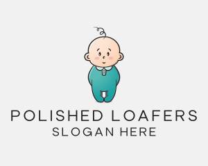 Cute Baby Infant logo design