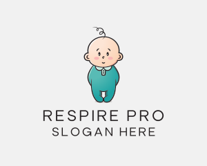 Cute Baby Infant logo design