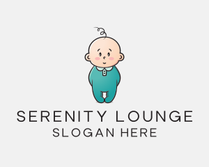 Cute Baby Infant logo design