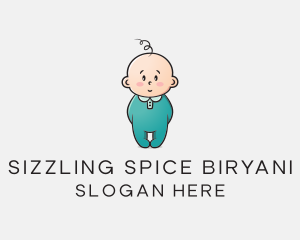 Cute Baby Infant logo design