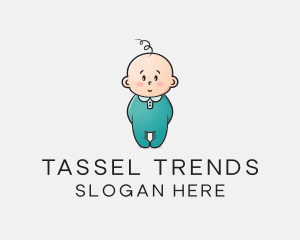 Cute Baby Infant logo design