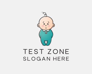 Cute Baby Infant logo design