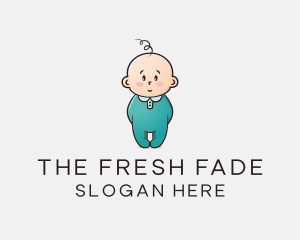 Cute Baby Infant logo design