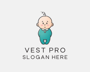 Cute Baby Infant logo design