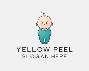 Cute Baby Infant logo design