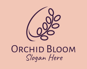 Violet Orchid Flower Shop logo