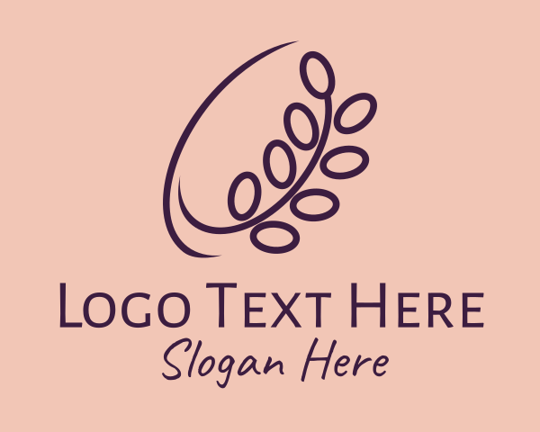 Floristic logo example 2