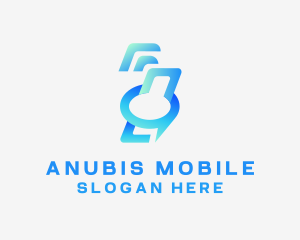 Mobile Messaging App logo design