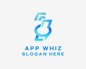 Mobile Messaging App logo design