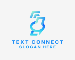 Mobile Messaging App logo design