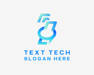 Mobile Messaging App logo design