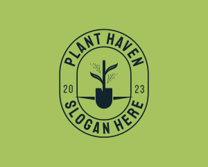 Plant Shovel Landscaping logo design