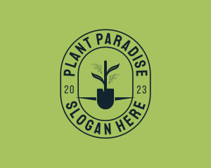 Plant Shovel Landscaping logo design