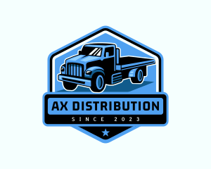 Truck Automotive Forwarding logo design