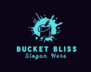 Paint Bucket Splatter logo