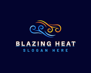 Cooling Heating Energy logo design