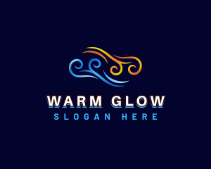 Cooling Heating Energy logo design