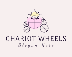 Gift Chariot Wheel logo design