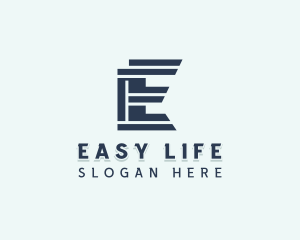 Agency Firm Letter E logo design