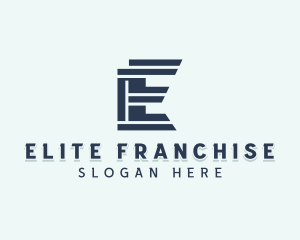 Agency Firm Letter E logo design